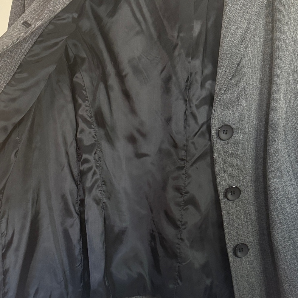 Lane Bryant Women's Charcoal Gray and Black  Blazer size 18 - Picture 9 of 10